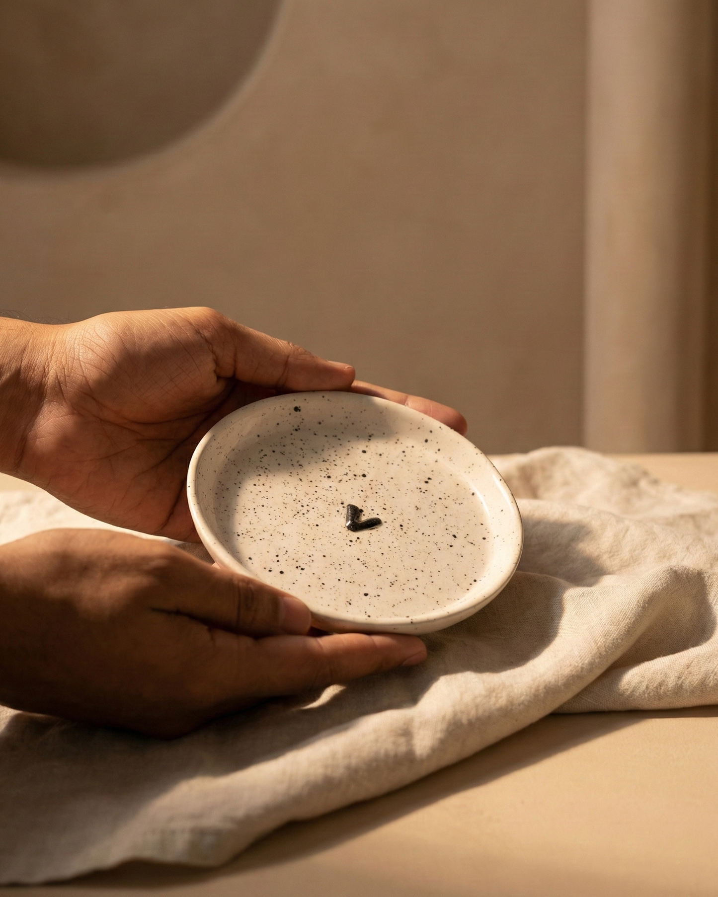 Heart with Sprinkle Coaster