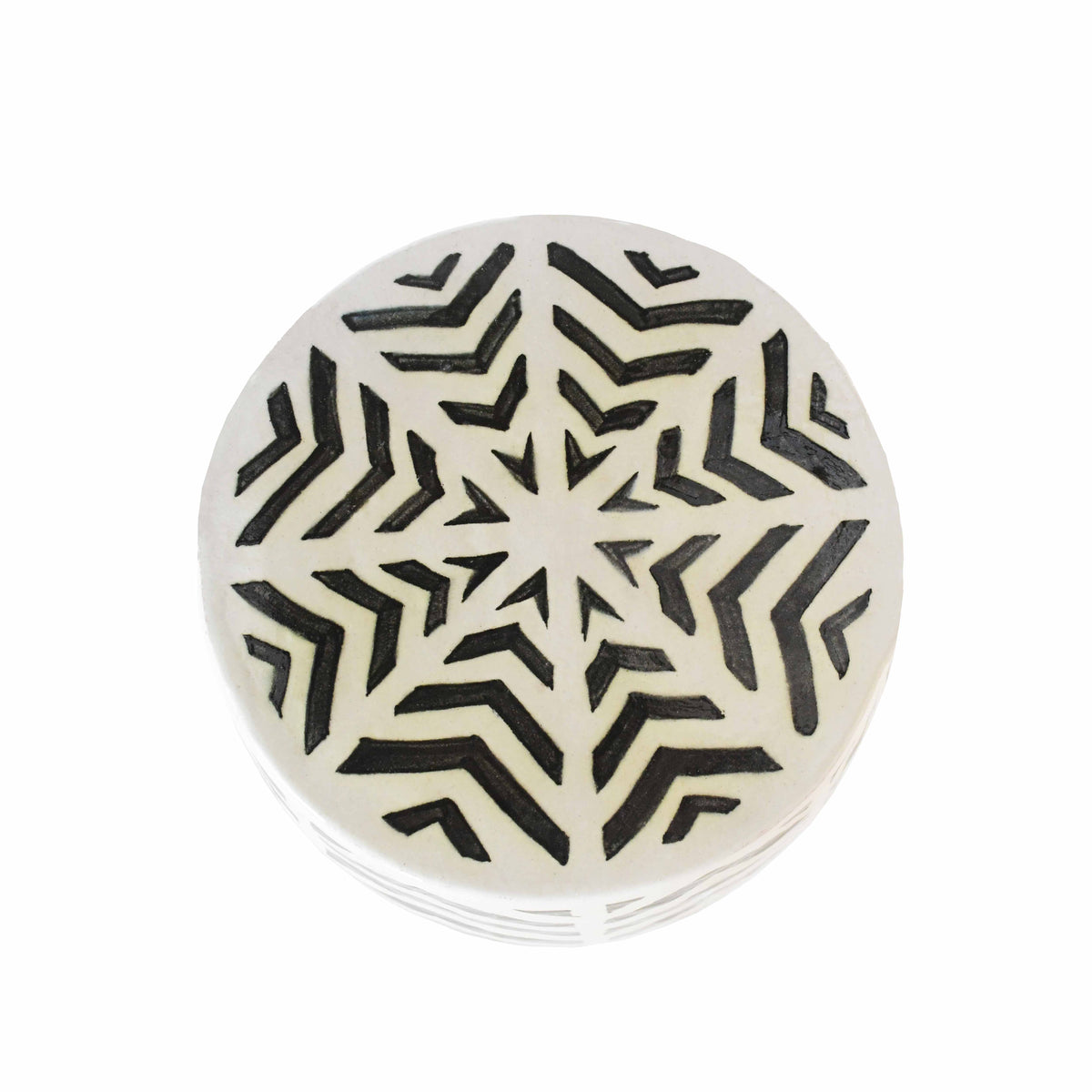 Chevron Stripe Stool