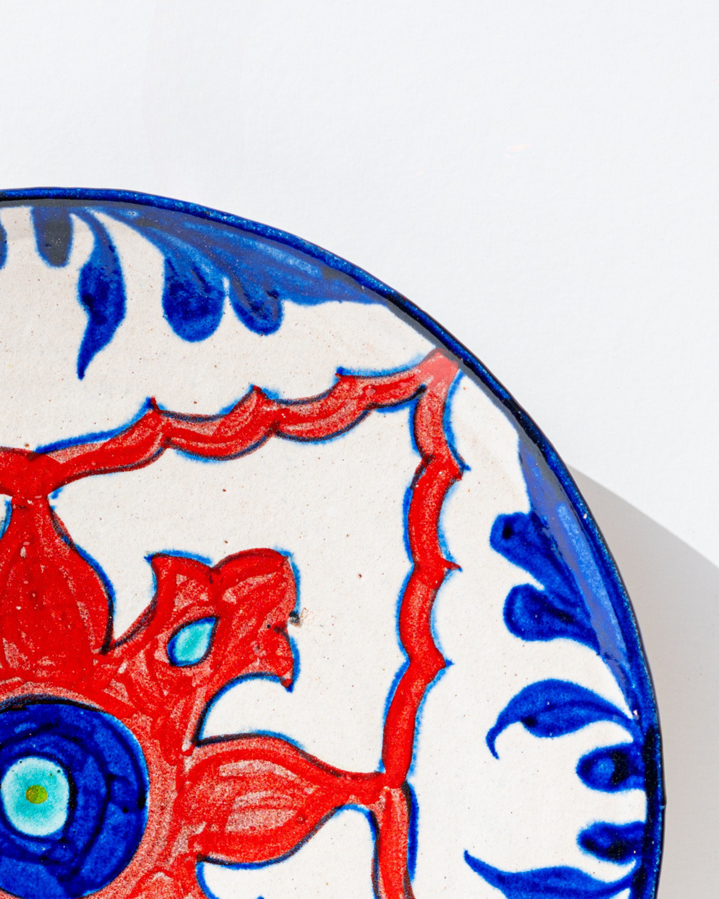 Red and Blue Fire Wall plate