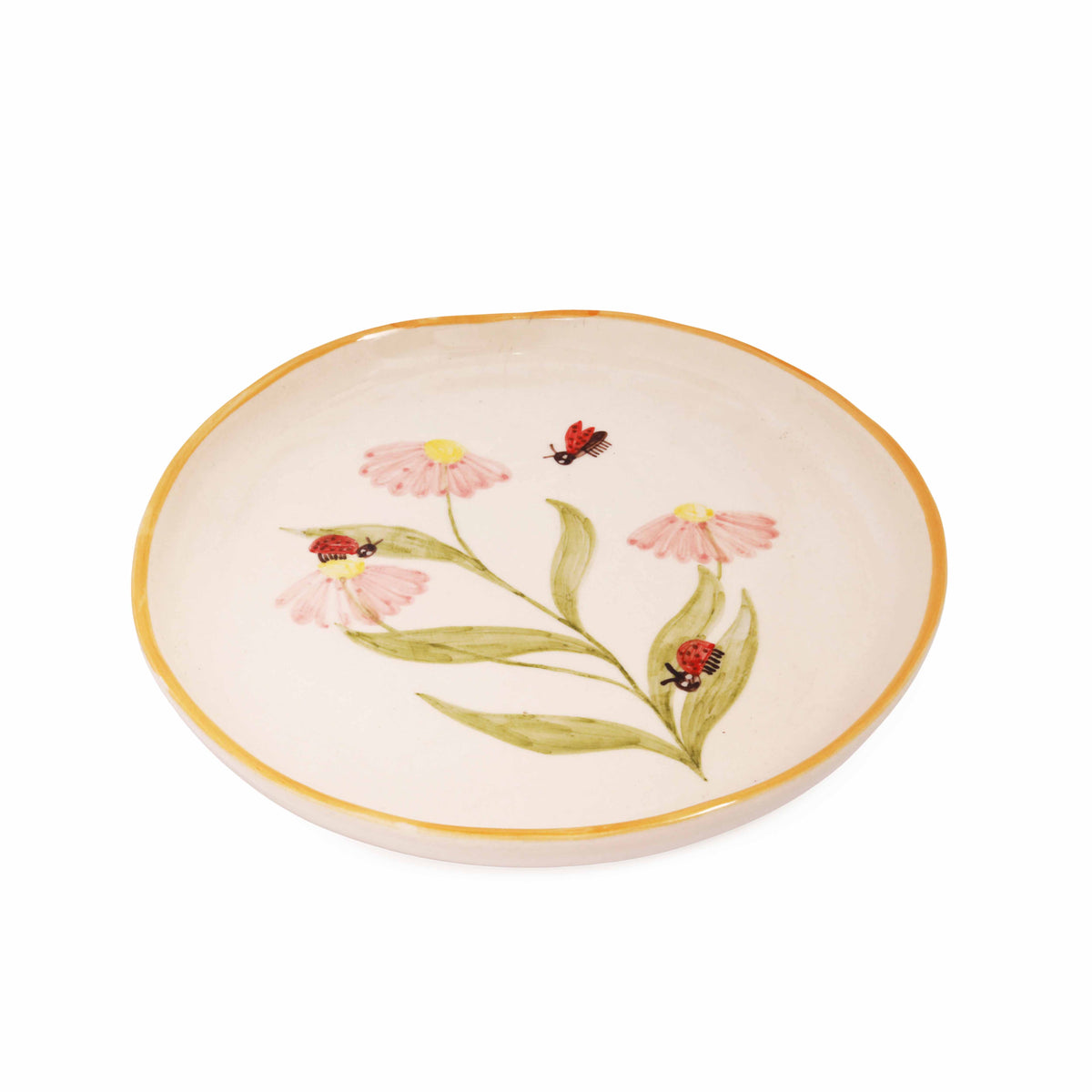 Ladybug Daisy Dinner Plate