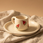 Watermelon Mugs with Round Handles