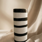 Striped Ceramic Vase