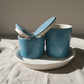 Light Blue Container with Lid