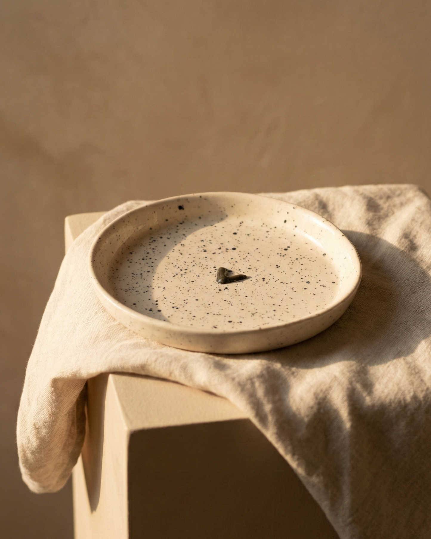 Heart with Sprinkle Coaster