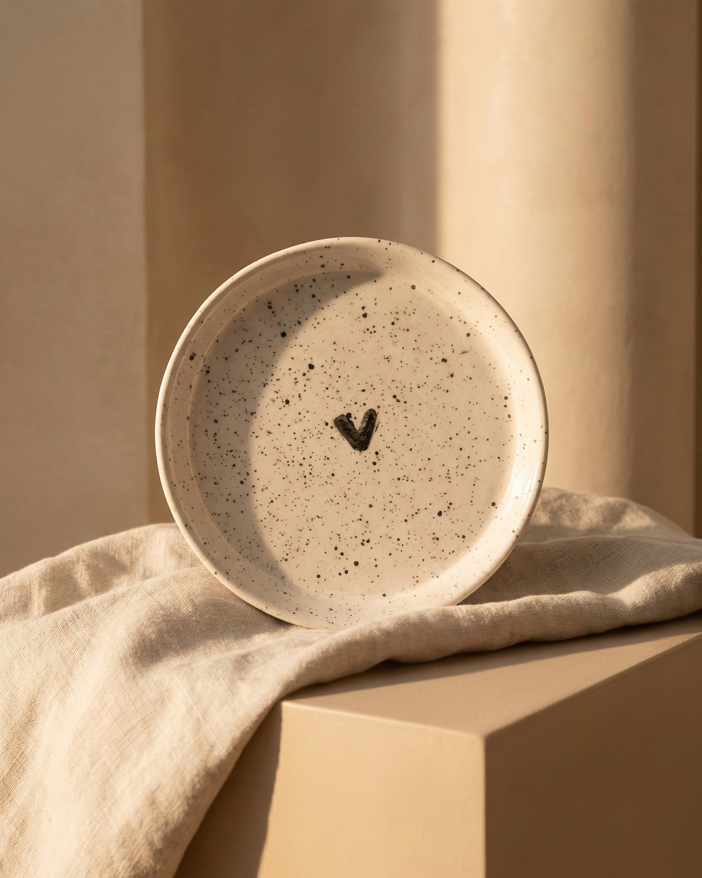 Heart with Sprinkle Coaster