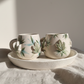Leafy Mug with Round Handles