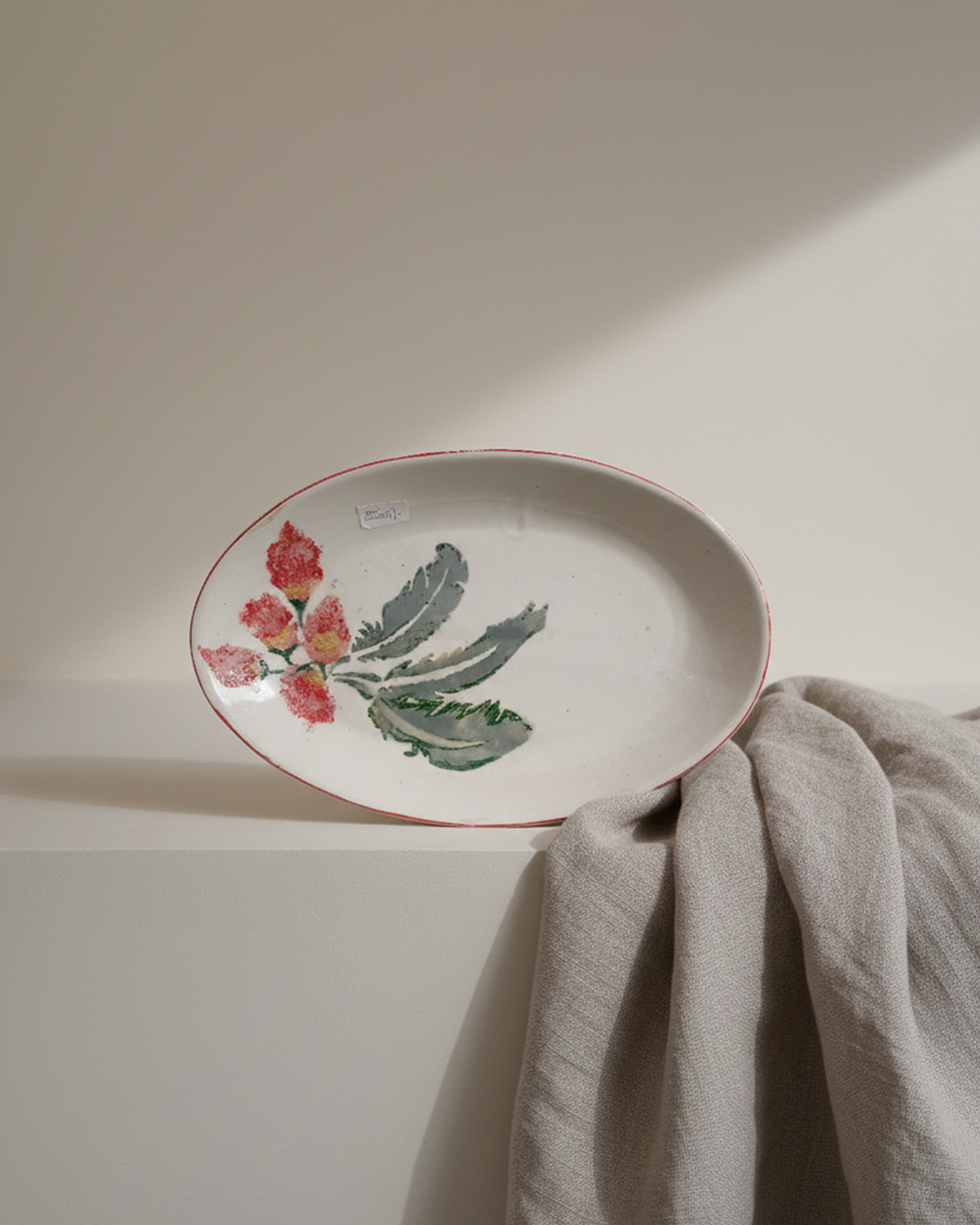 Floral Oval Platter