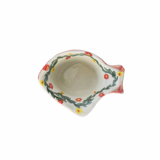 Floral Fish Dip Dish