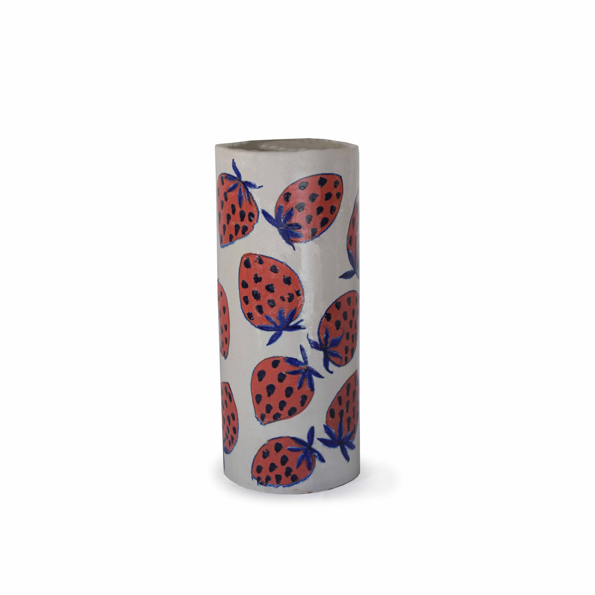 Strawberry Terracotta Vase