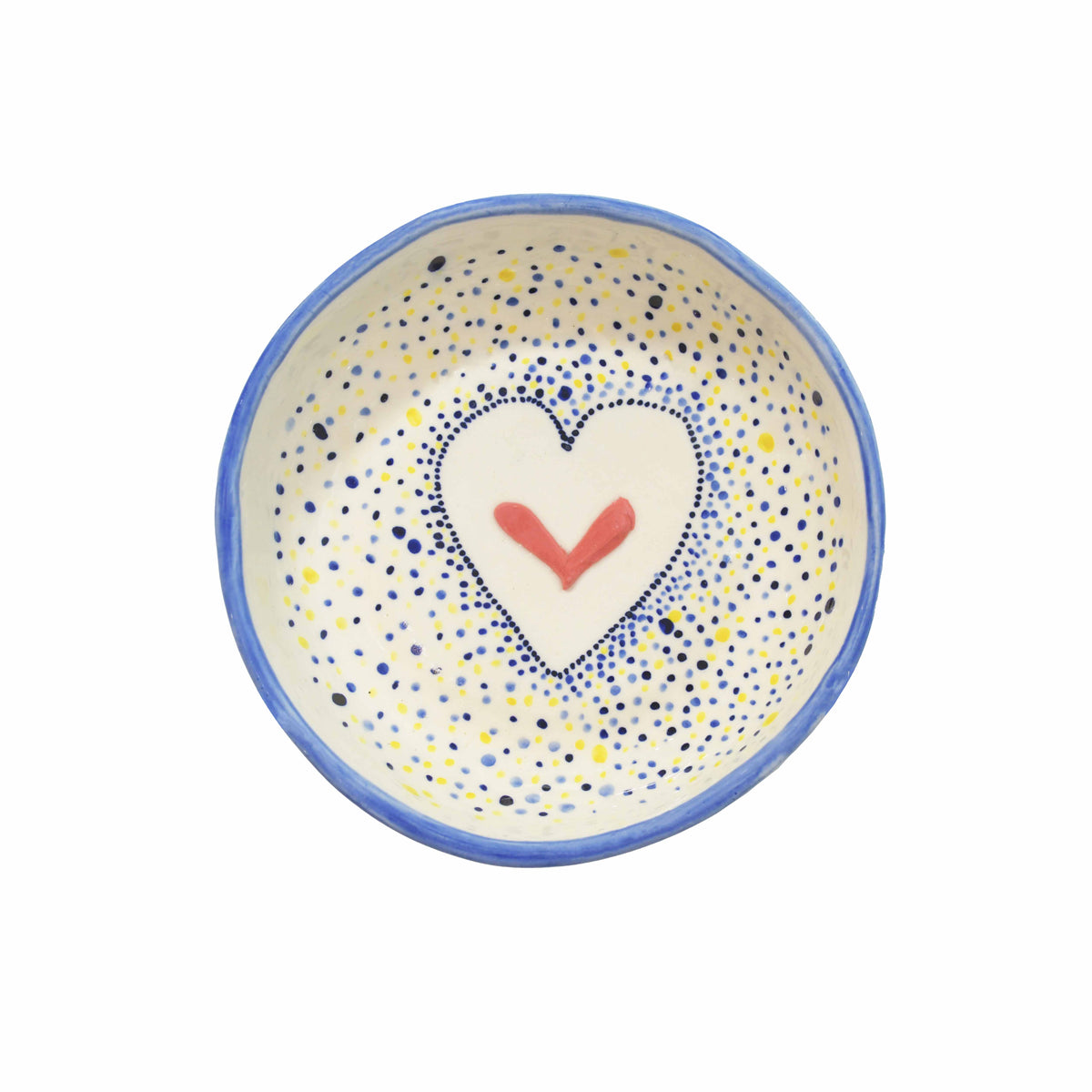 Dotted Heart Bowl
