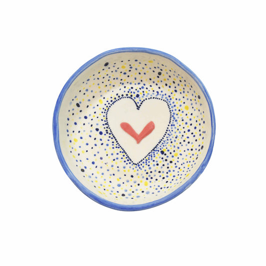 Dotted Heart Bowl