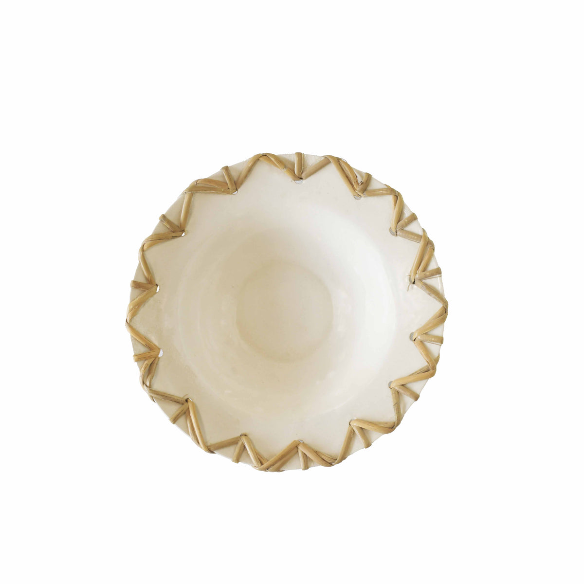 Cane Trim Cream Bowl