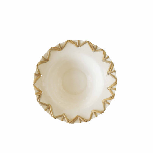 Cane Trim Cream Bowl