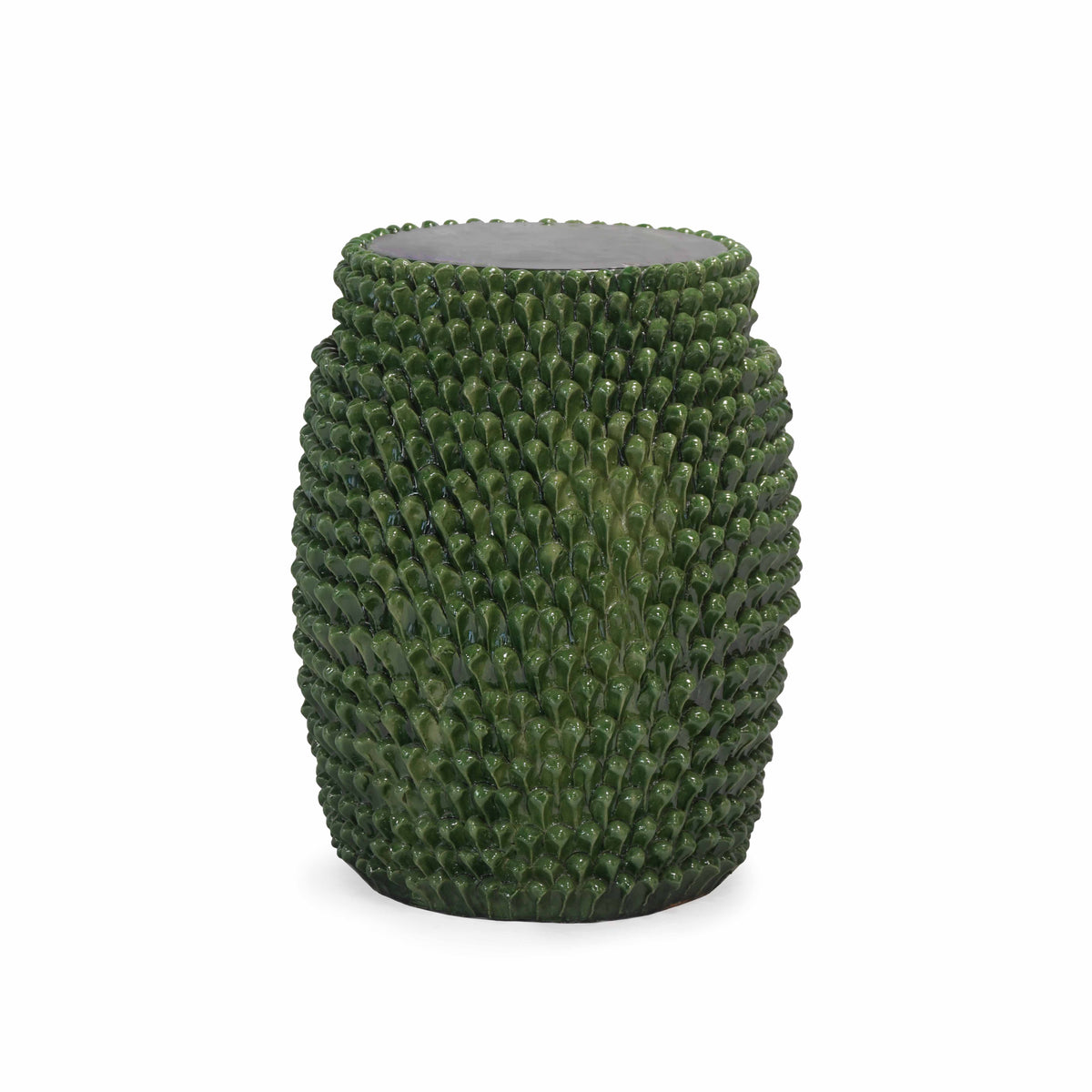 Emerald Pinecone Stool