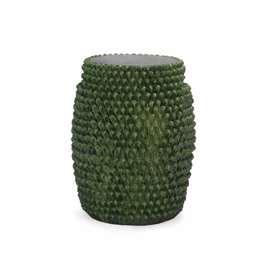 Emerald Pinecone Stool