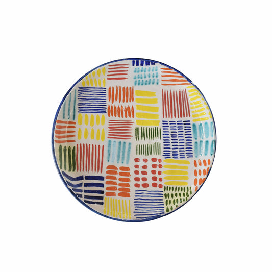 Basketweave Stripe Wall Plate