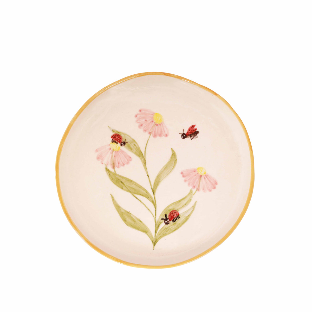 Ladybug Daisy Dinner Plate