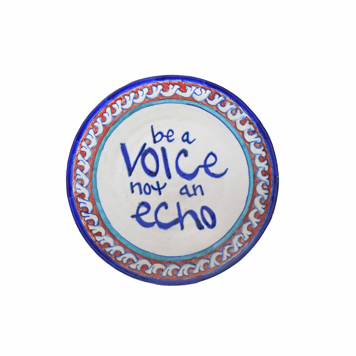 Be a Voice" Quote Wall Plate