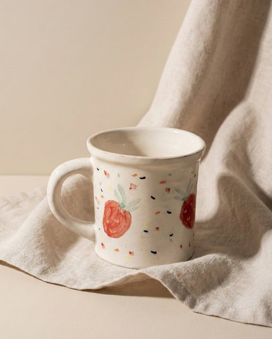Strawberry with Dots Mug