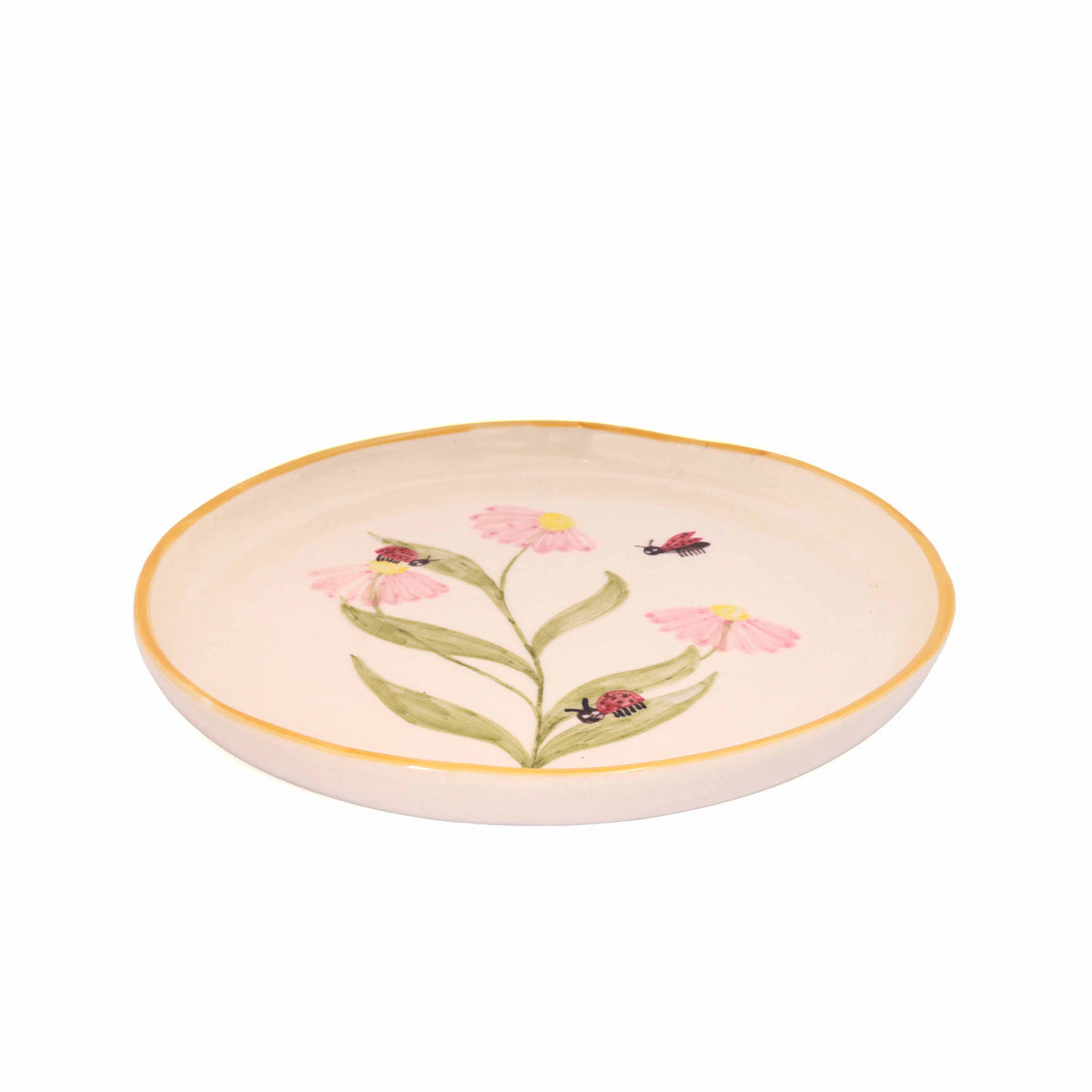 Ladybug Daisy Dinner Plate