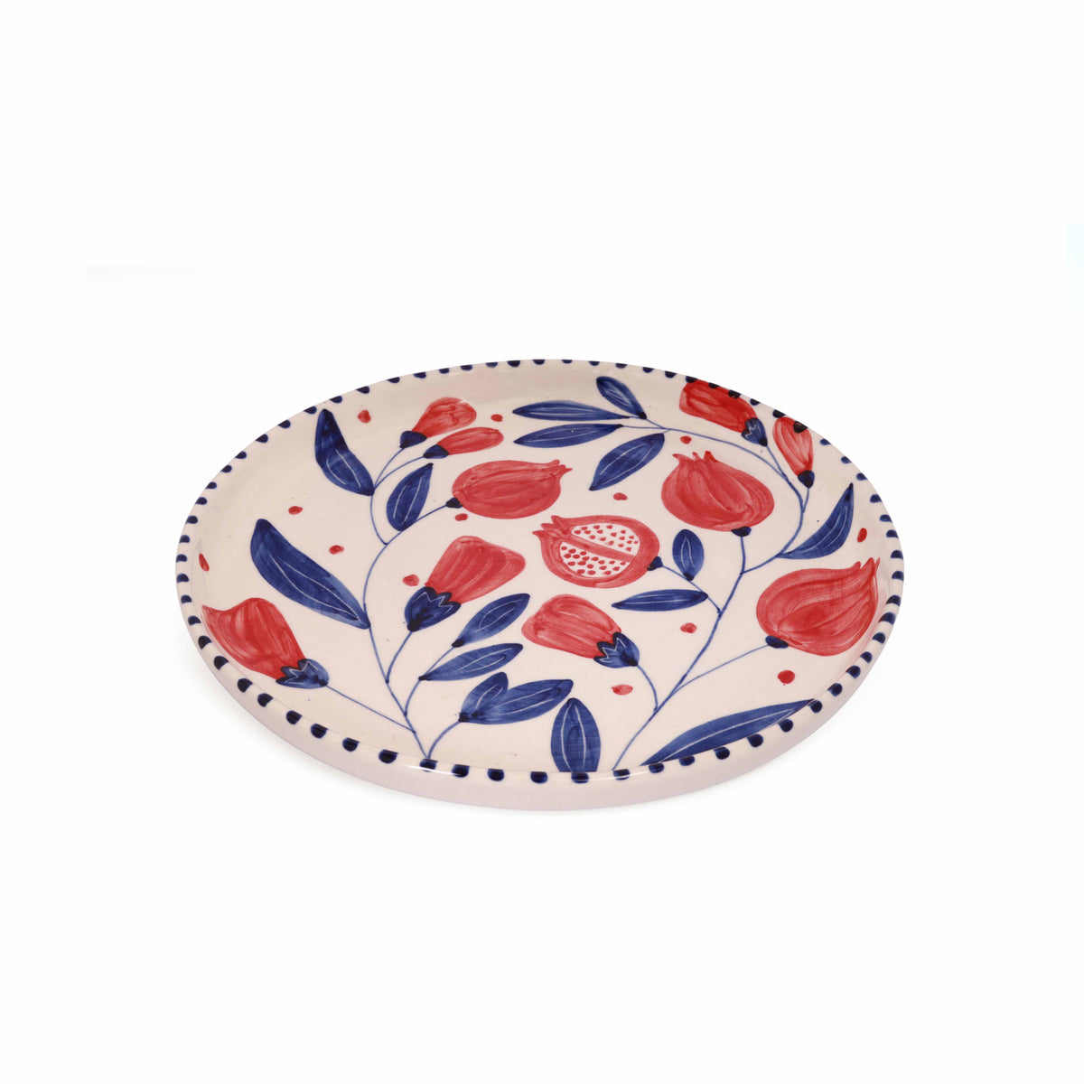 Red Tulip Serveware Plate