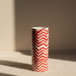Red and White Vase