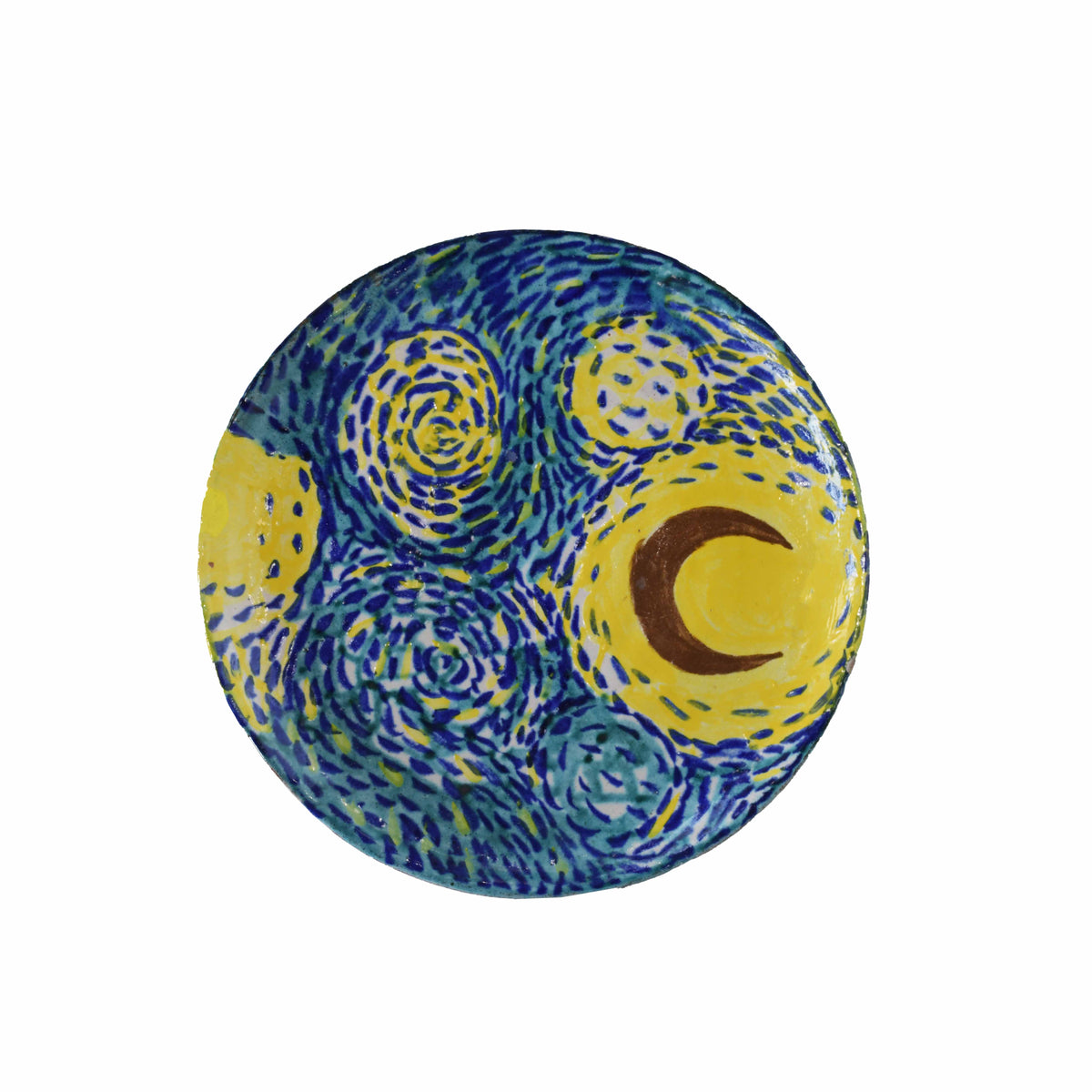 Swirling Night Sky Wall Plate