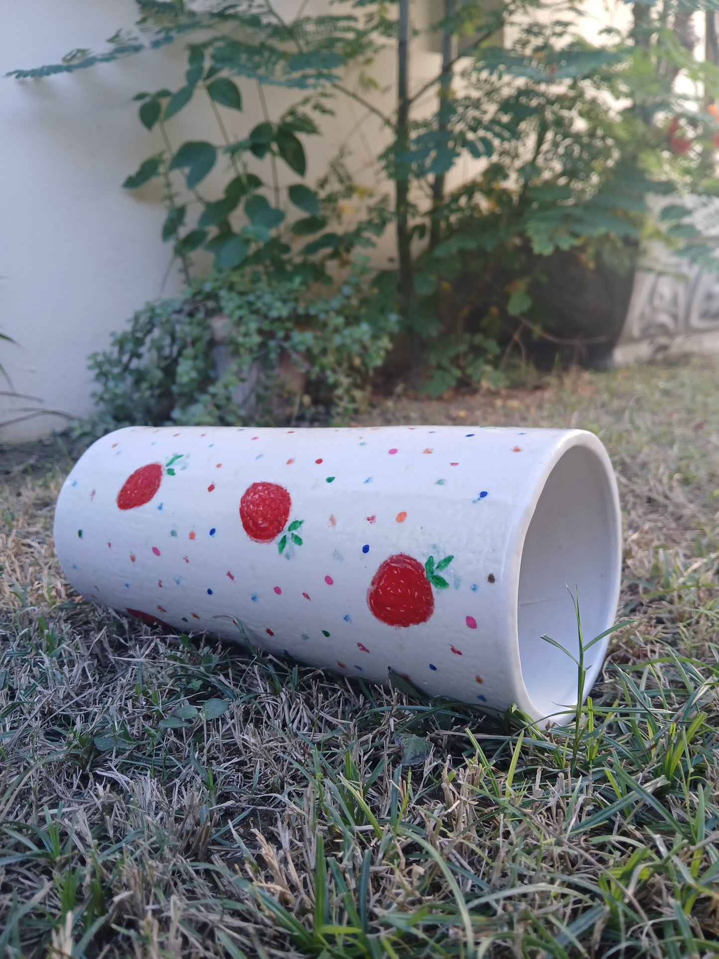 Berry Confetti Vase