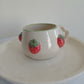 Strawberry Mug with Heart Shaped Handle