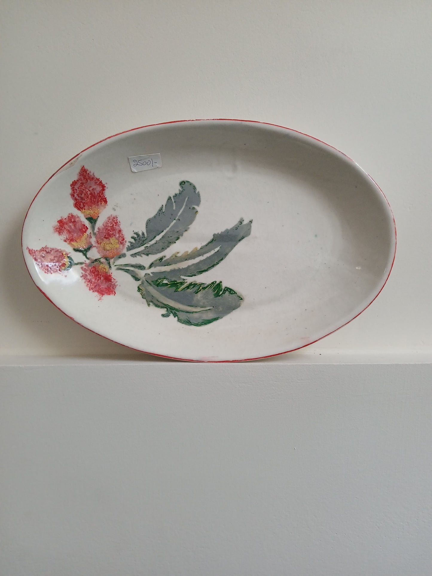 Floral Oval Platter