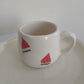 Watermelon Mugs with Round Handles