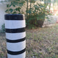 Striped Ceramic Vase