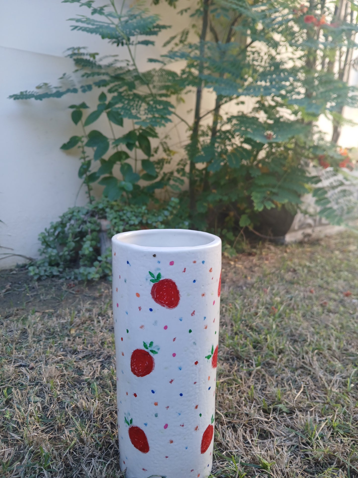 Berry Confetti Vase