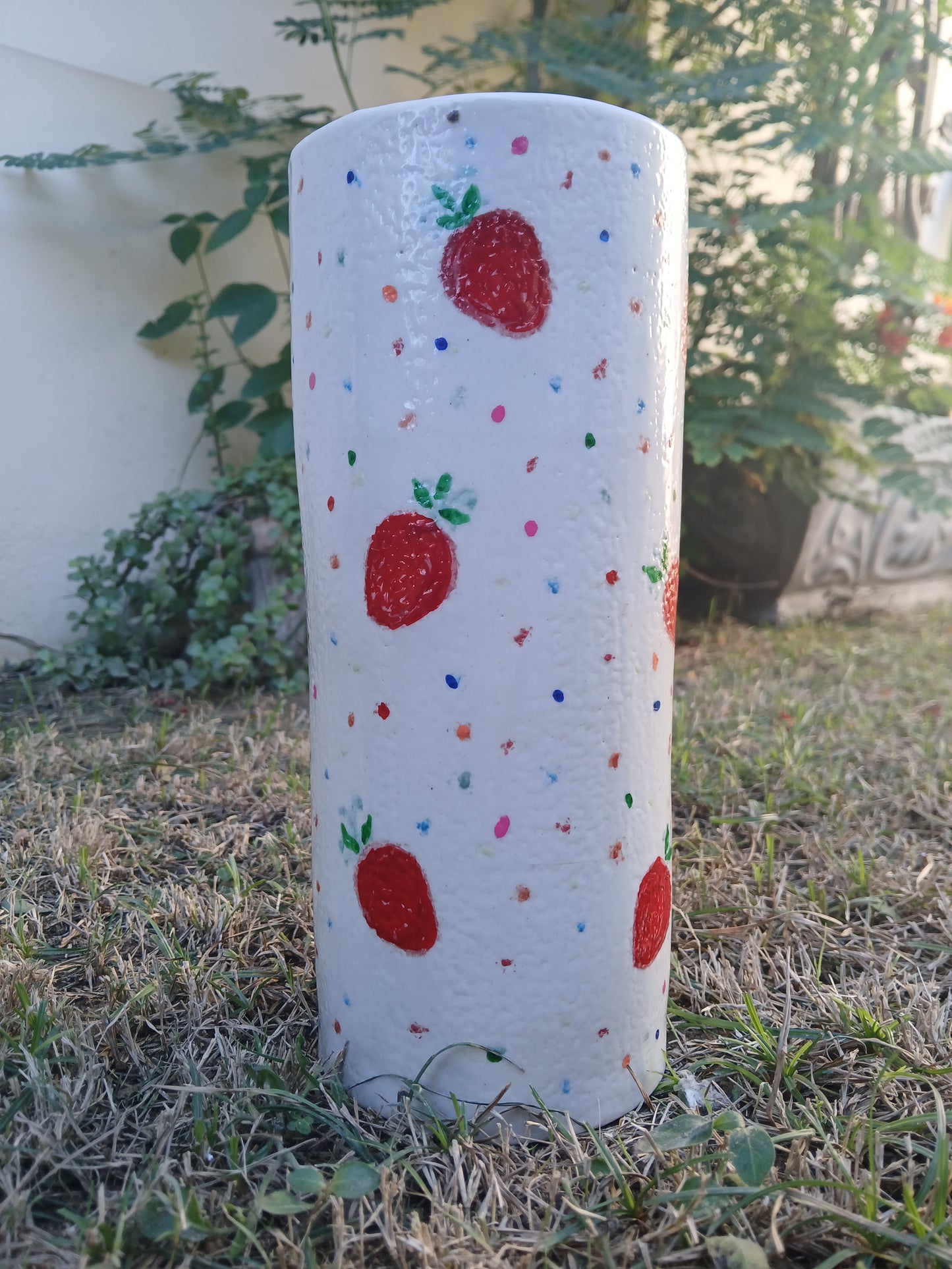 Berry Confetti Vase