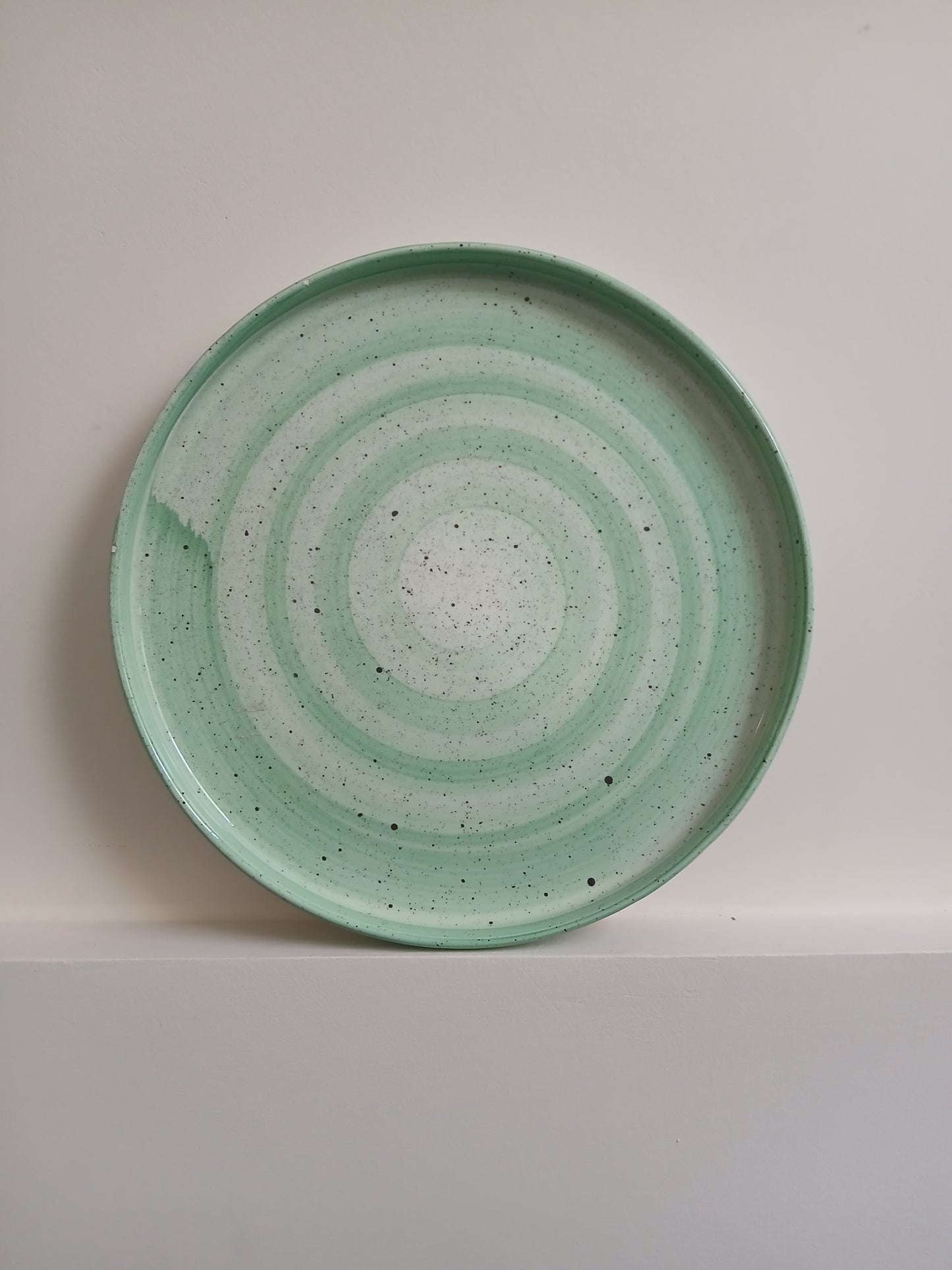 Green Swirl Platter