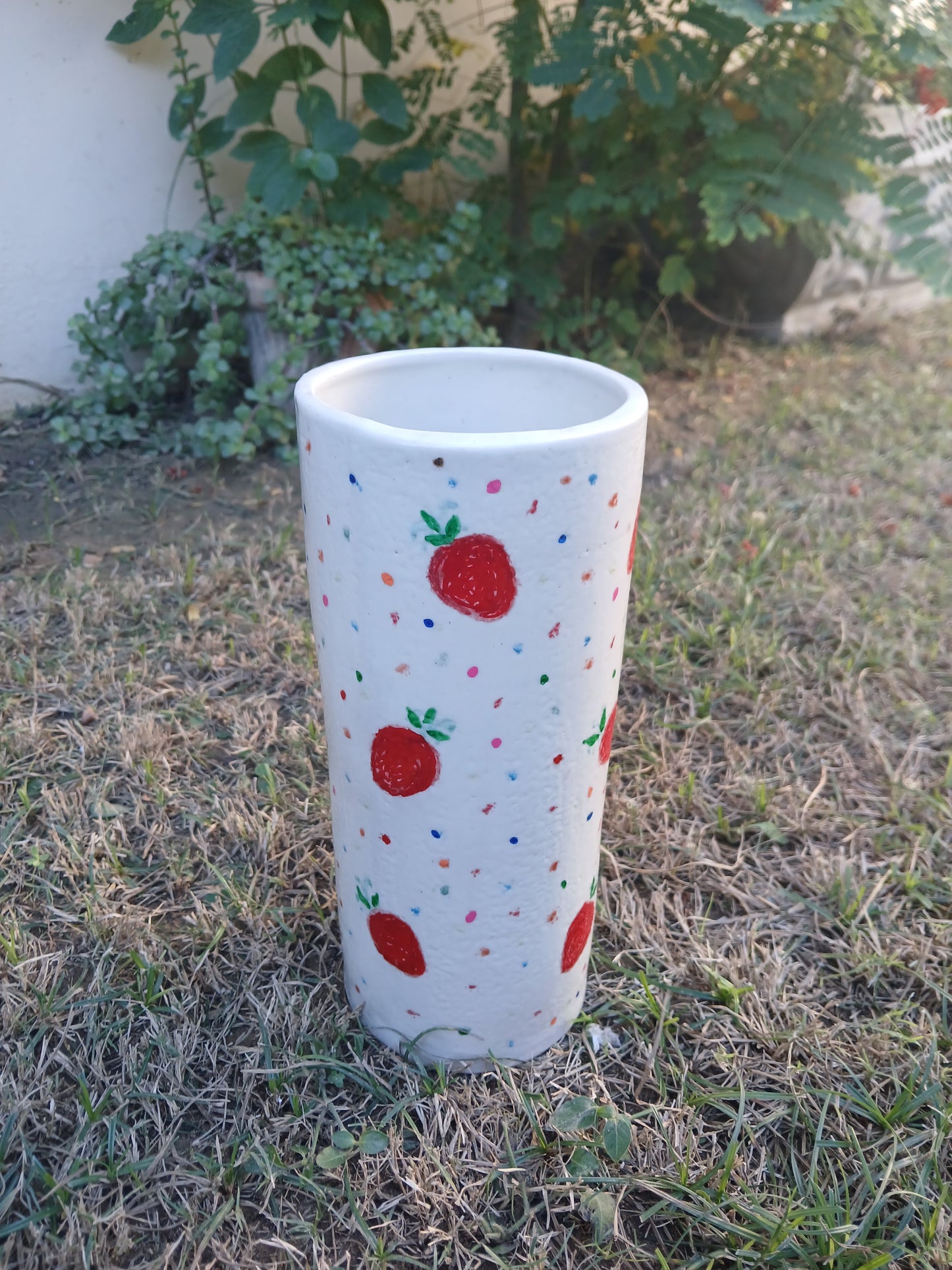 Berry Confetti Vase