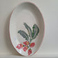 Floral Oval Platter
